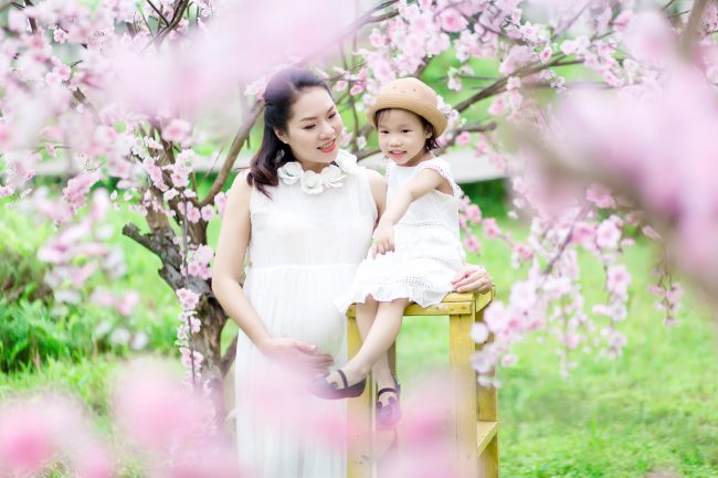 Chụp ảnh ngoại cảnh bé Minh Đan